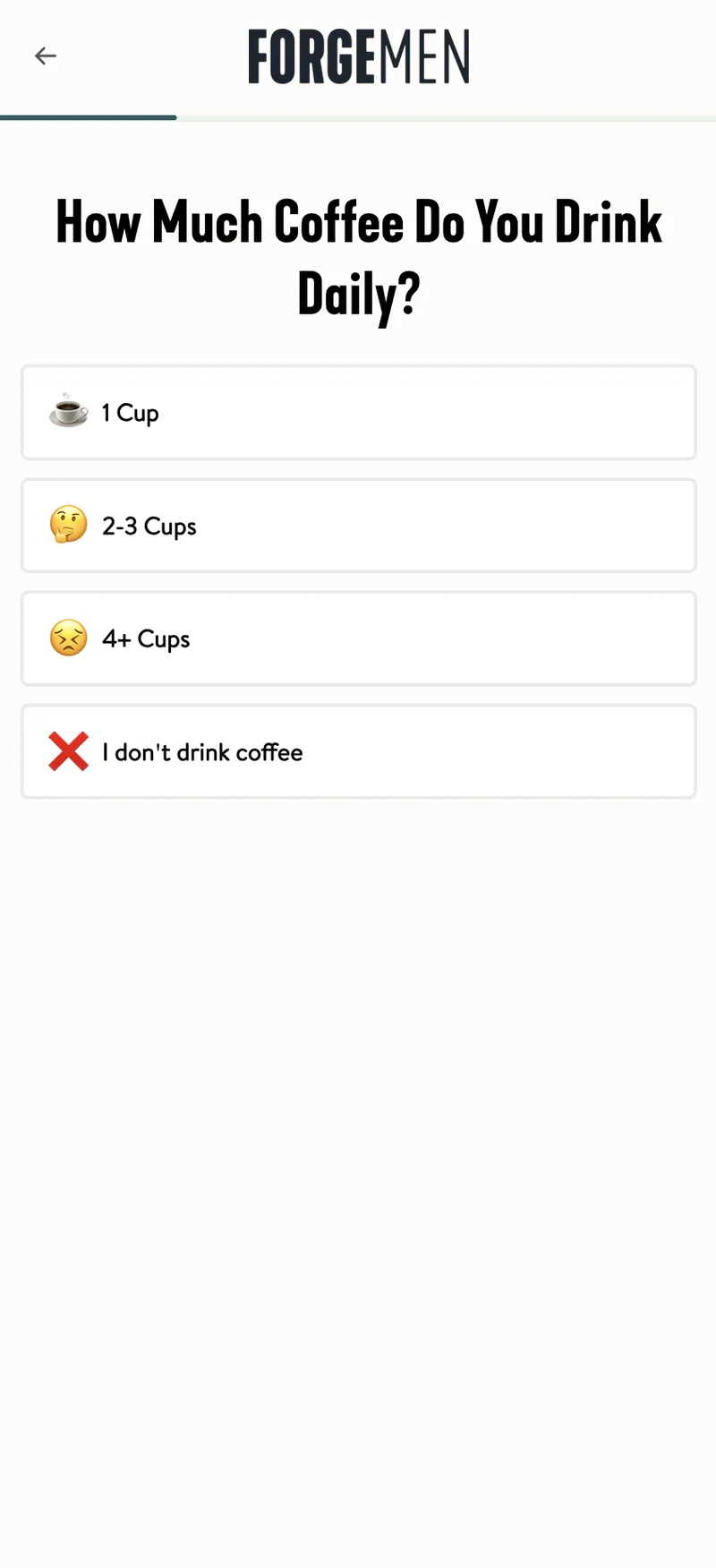 Coffee Intake