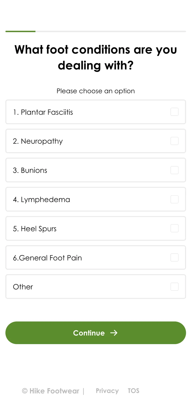 Condition Selector — Multi-Select
