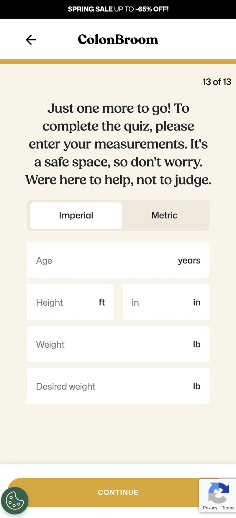 Body Measurements
