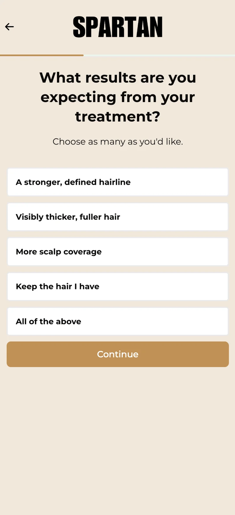 Treatment Goals — Multi-Select
