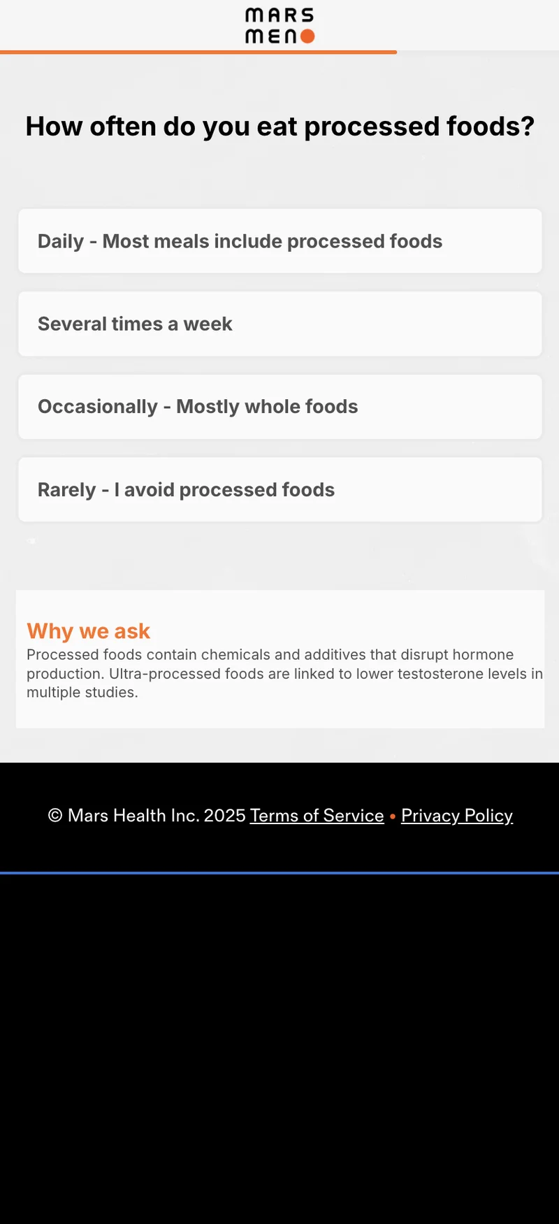 Processed Food Intake