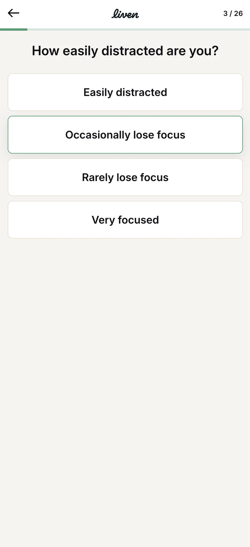 Q3 — Focus & Distraction