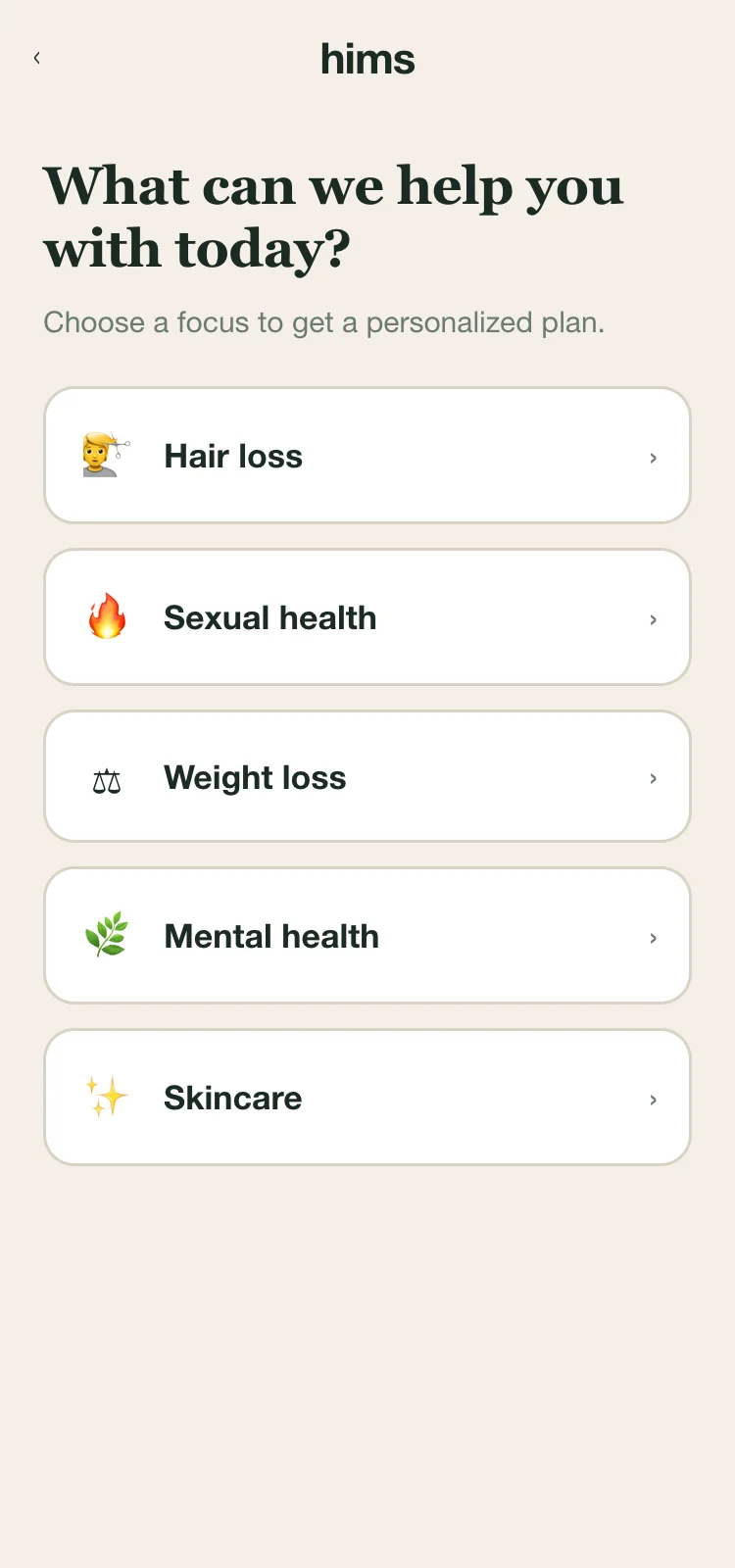 Concern Selector