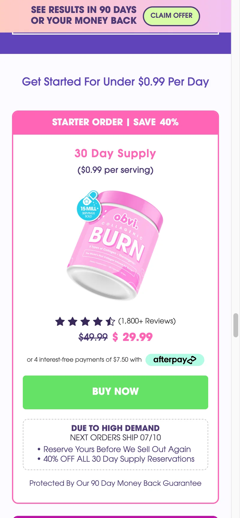 Offer — Decoy Pricing & Scarcity