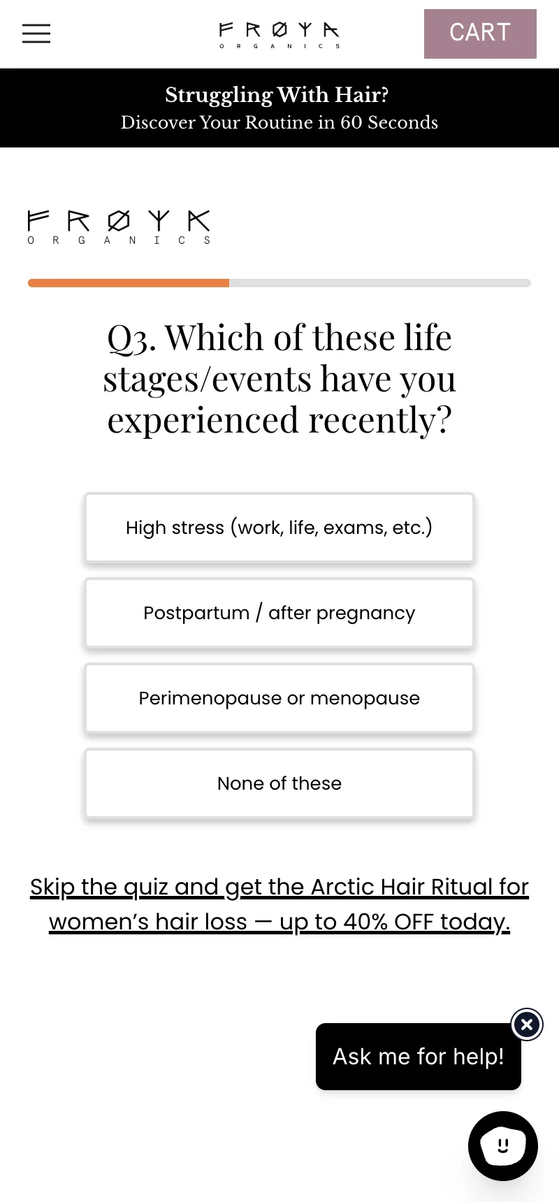 Q3 — Life Stage / Trigger Event
