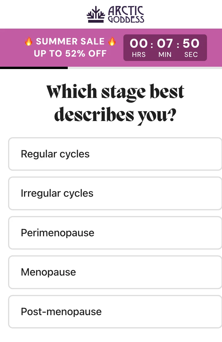 Q3 — Menopause Stage
