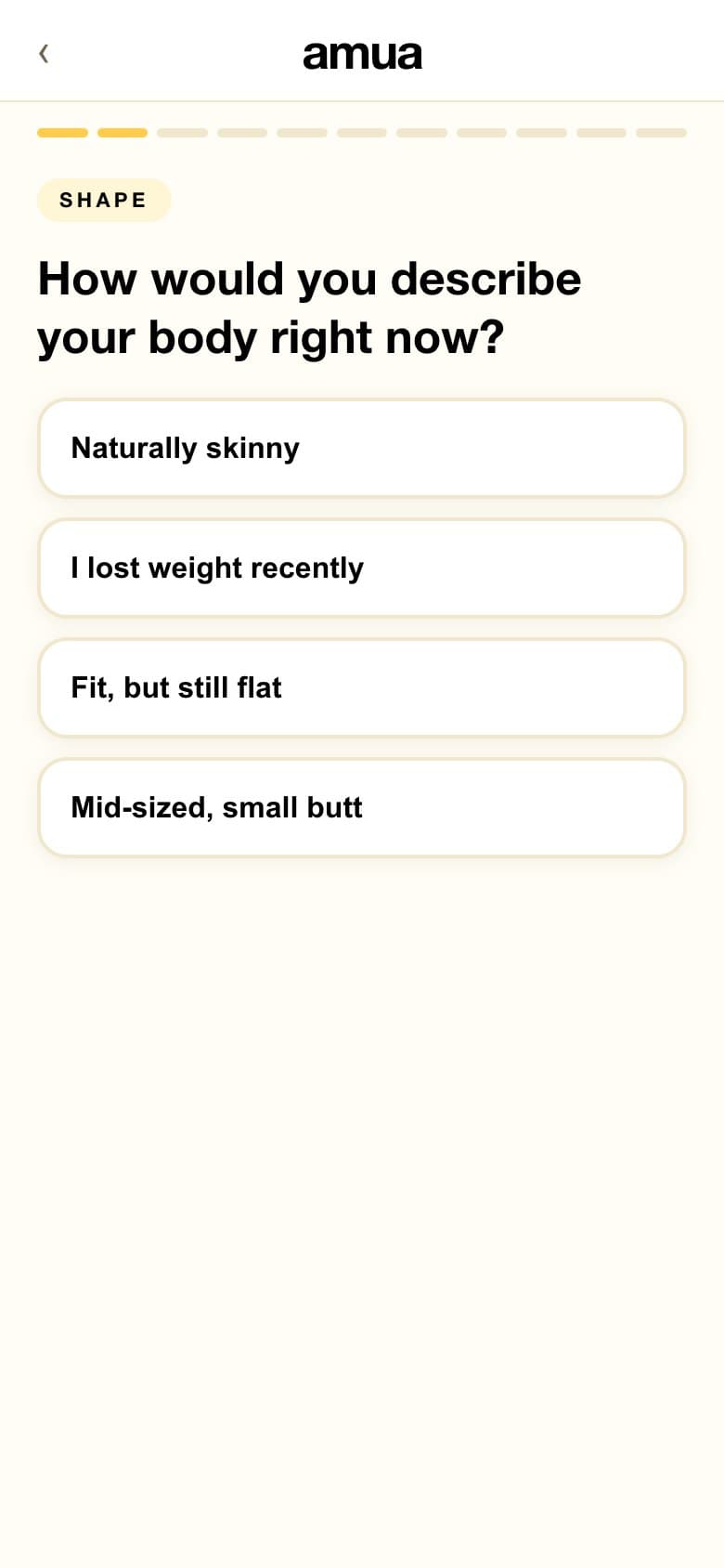 SHAPE — Body Self-Identification