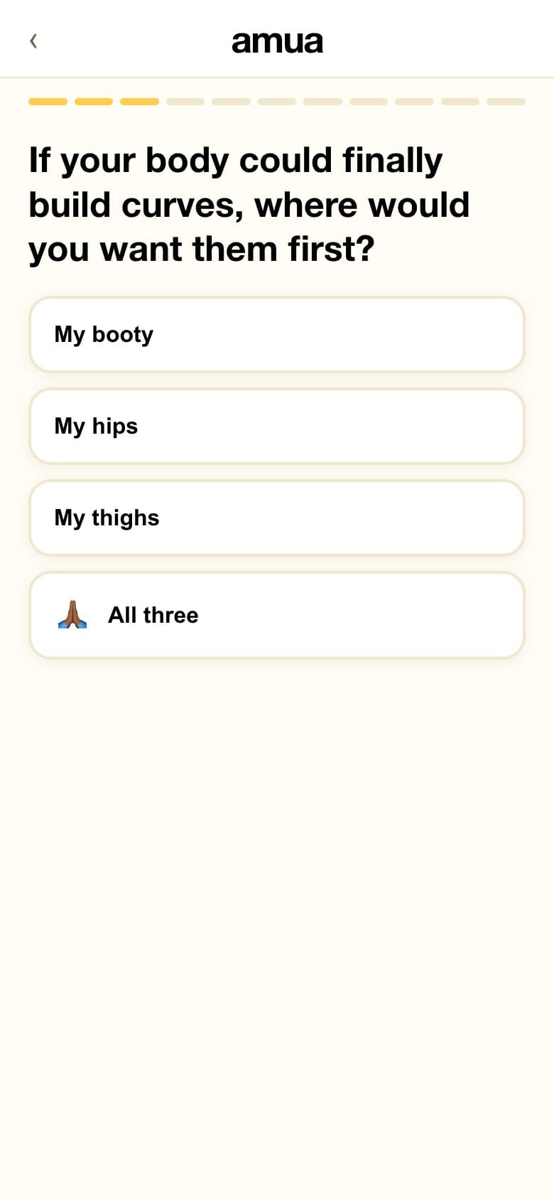 Desire Targeting — Where Do You Want Curves First?