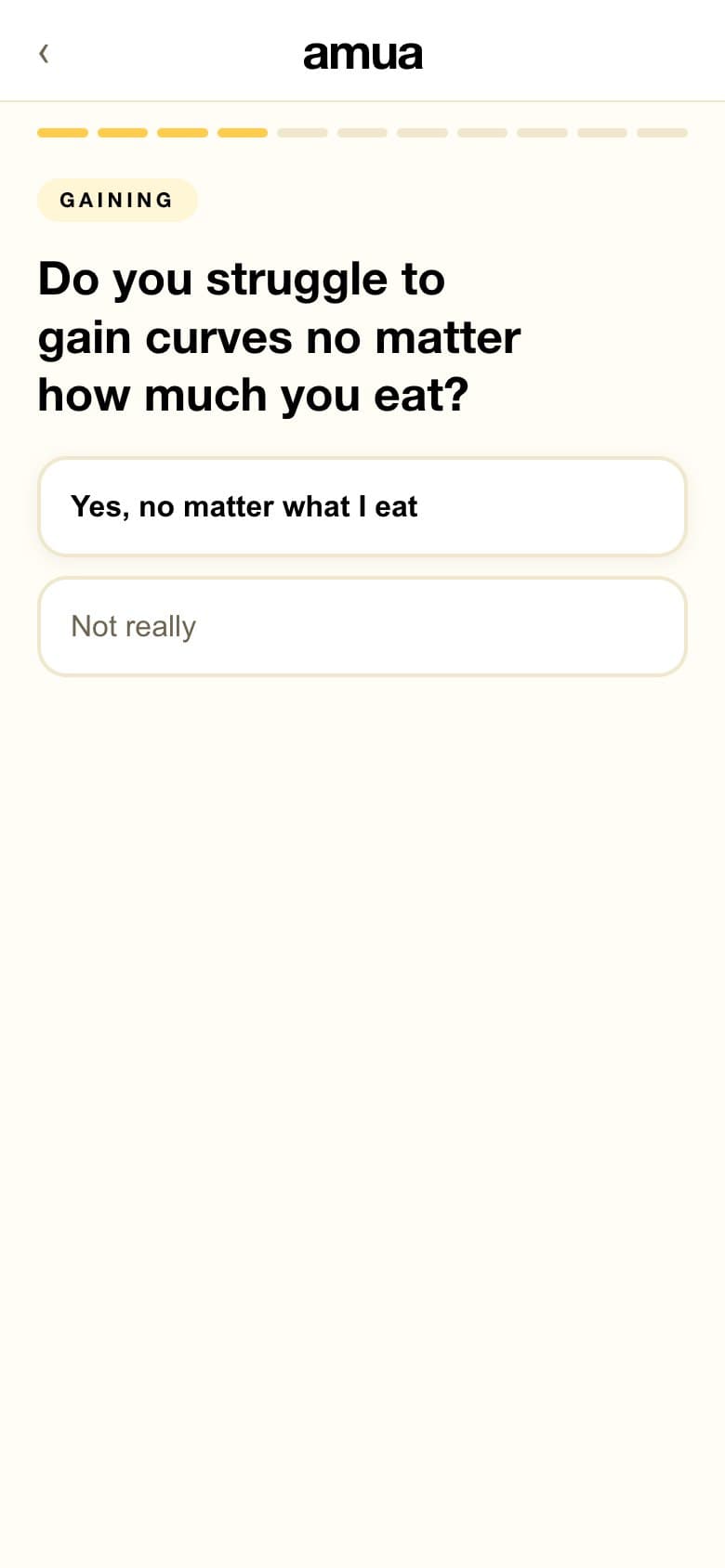 GAINING — The First Symptom Question