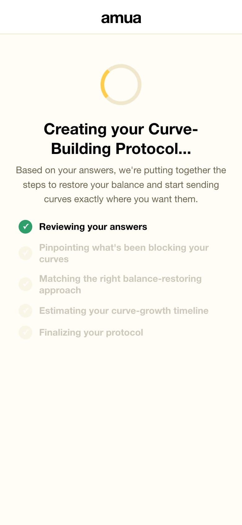 Loading Ceremony — 'Creating your Curve-Building Protocol...'