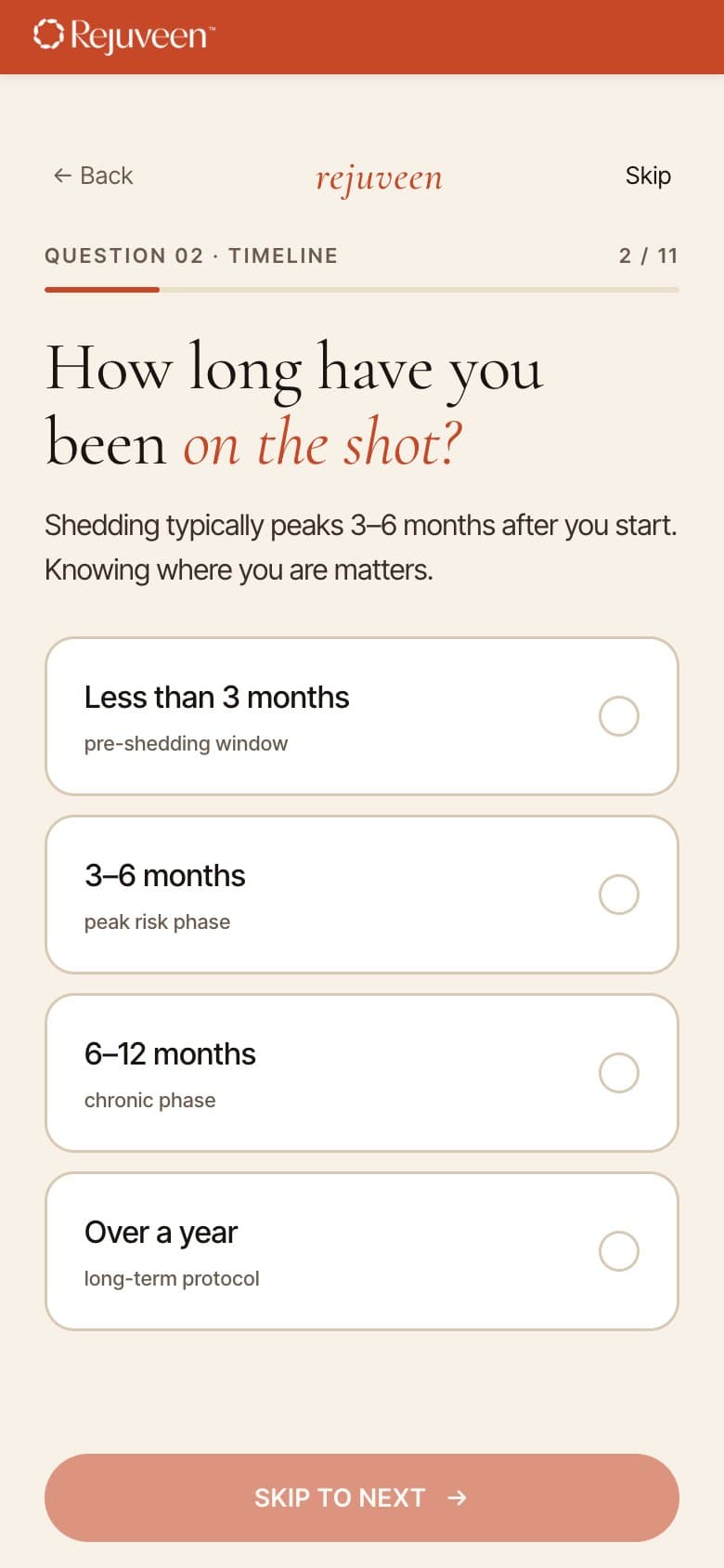Q2 — How Long on the Shot?