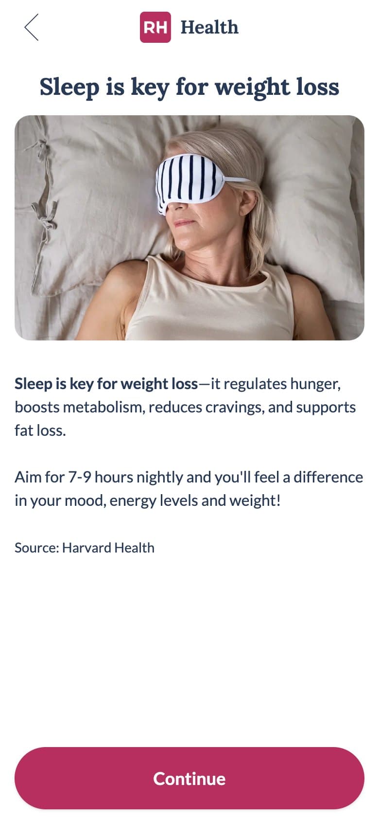 Interstitial — Sleep Science (Source: Harvard Health)