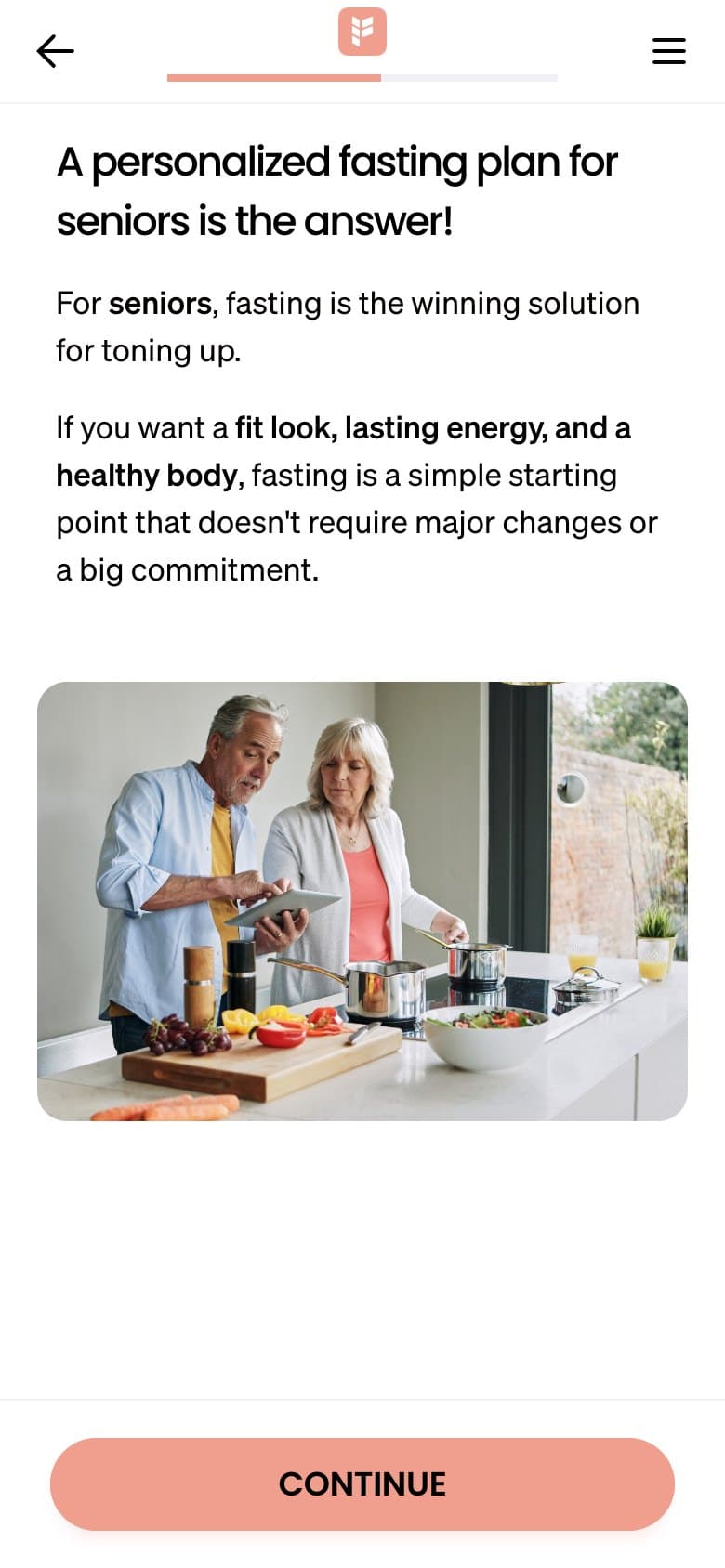 Interstitial — "A Personalized Fasting Plan for Seniors Is the Answer!"