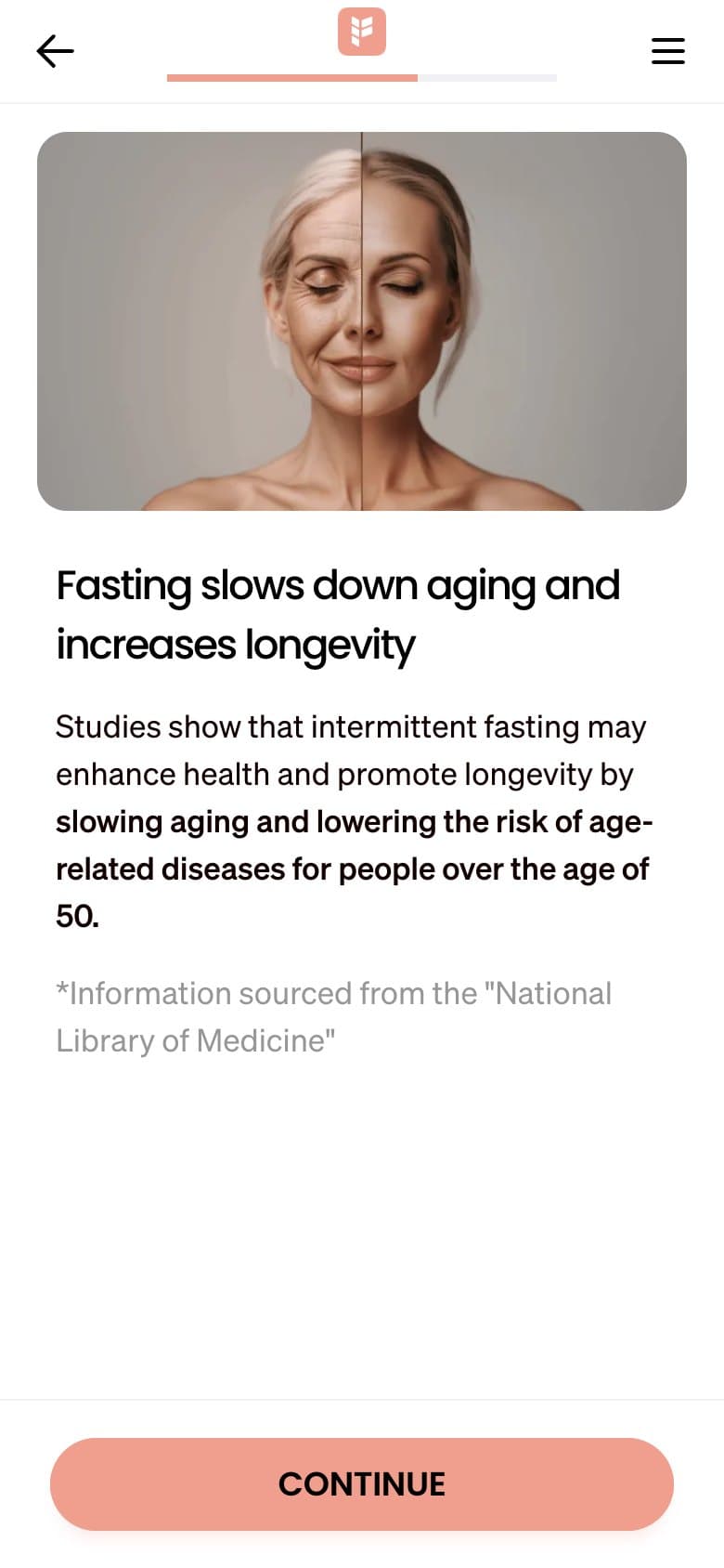Interstitial — "Fasting Slows Down Aging" (NLM Citation)