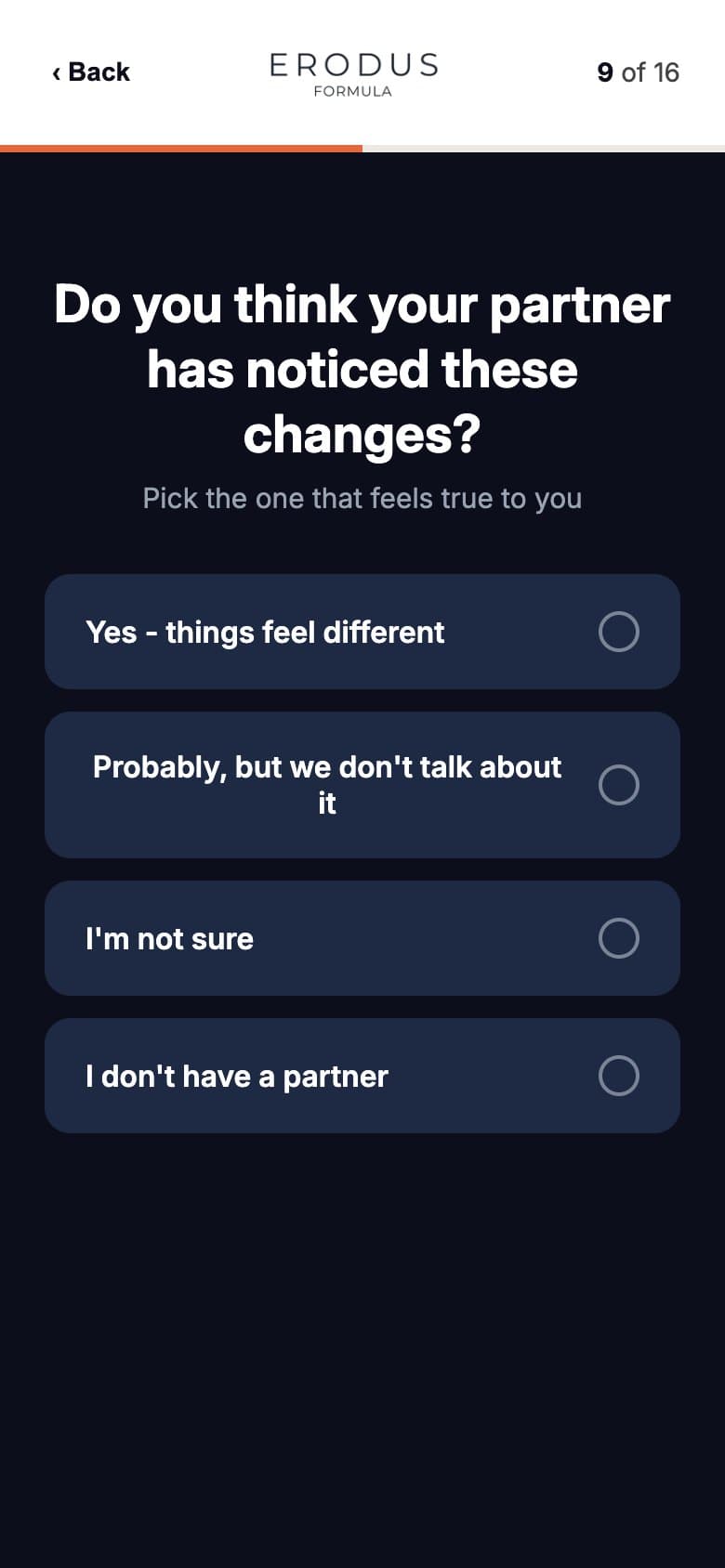 Q9 — Has Your Partner Noticed?