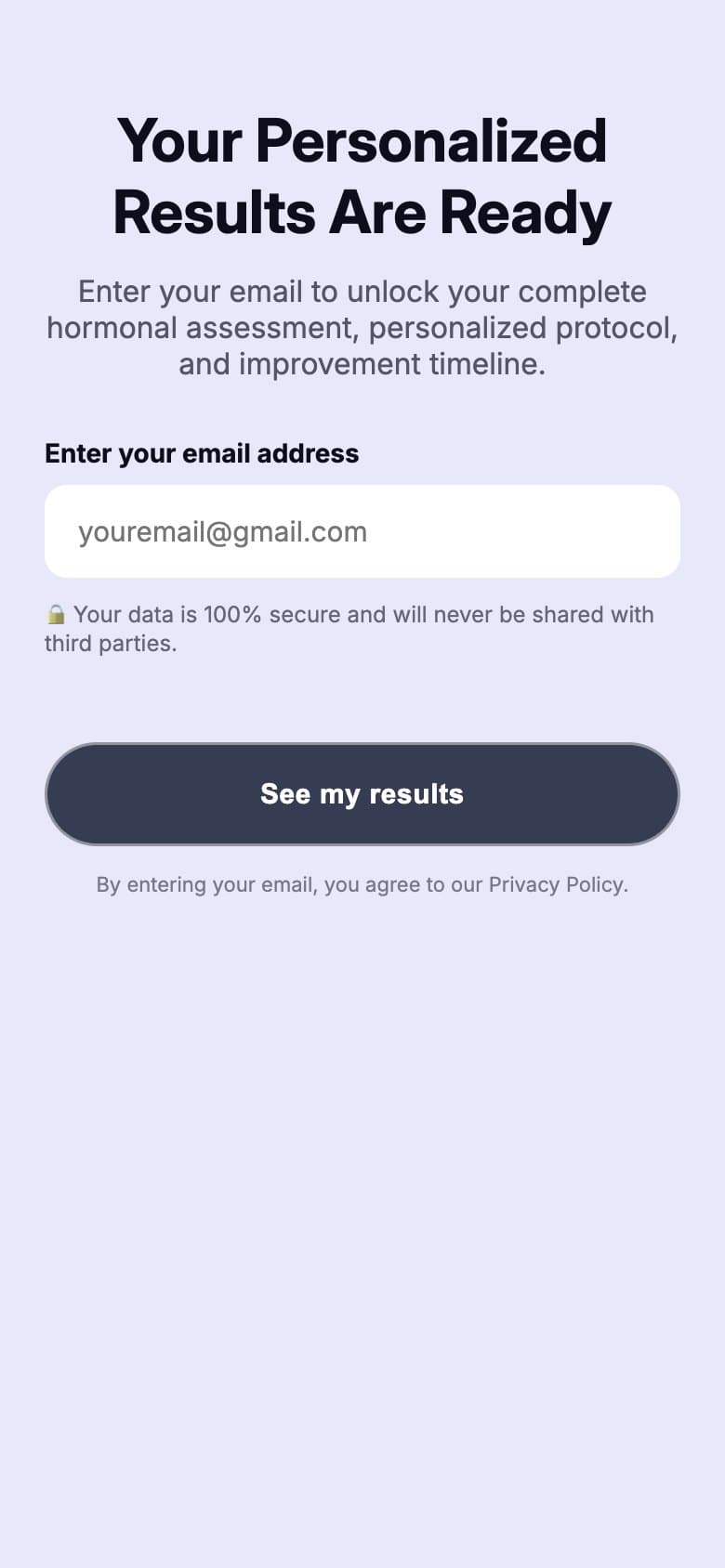 Email Gate — Three Deliverables Behind One Field