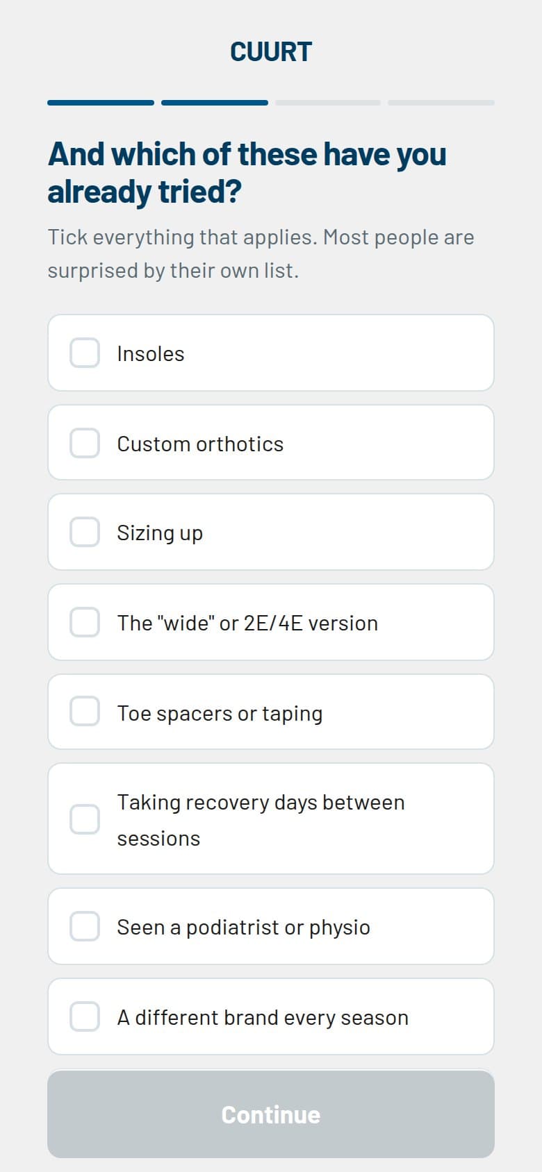 Q3 — Which Have You Already Tried?