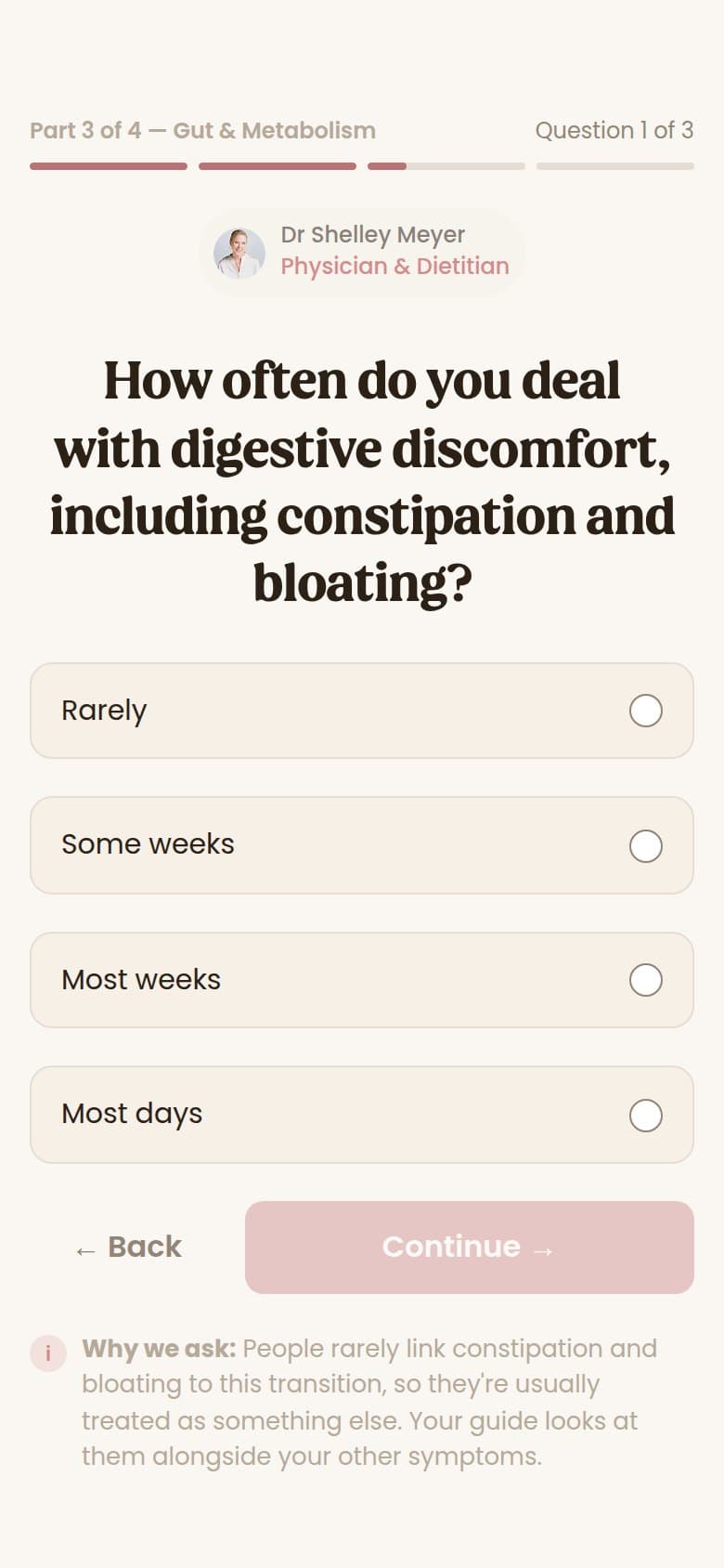 Part 3 Q1 — Digestive Discomfort