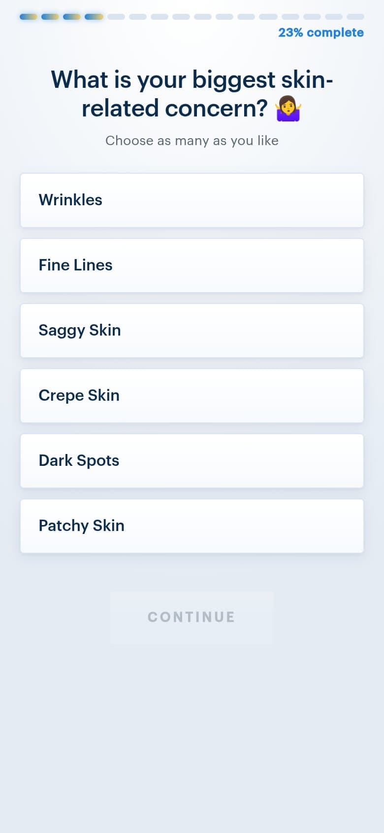 Q2 — Biggest Skin-Related Concern