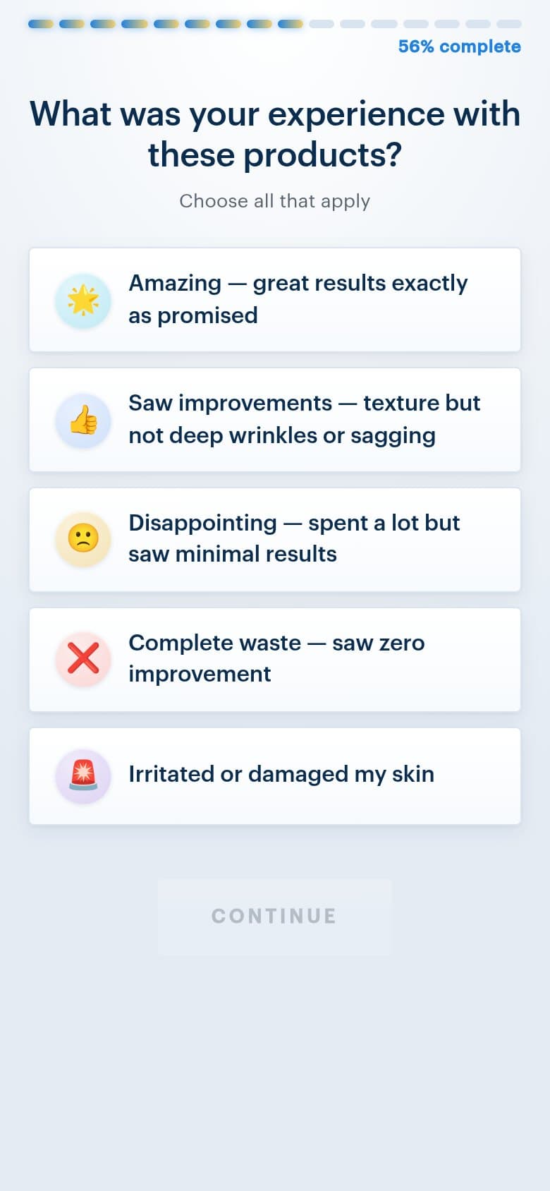 Q11 — What Was Your Experience With These Products?