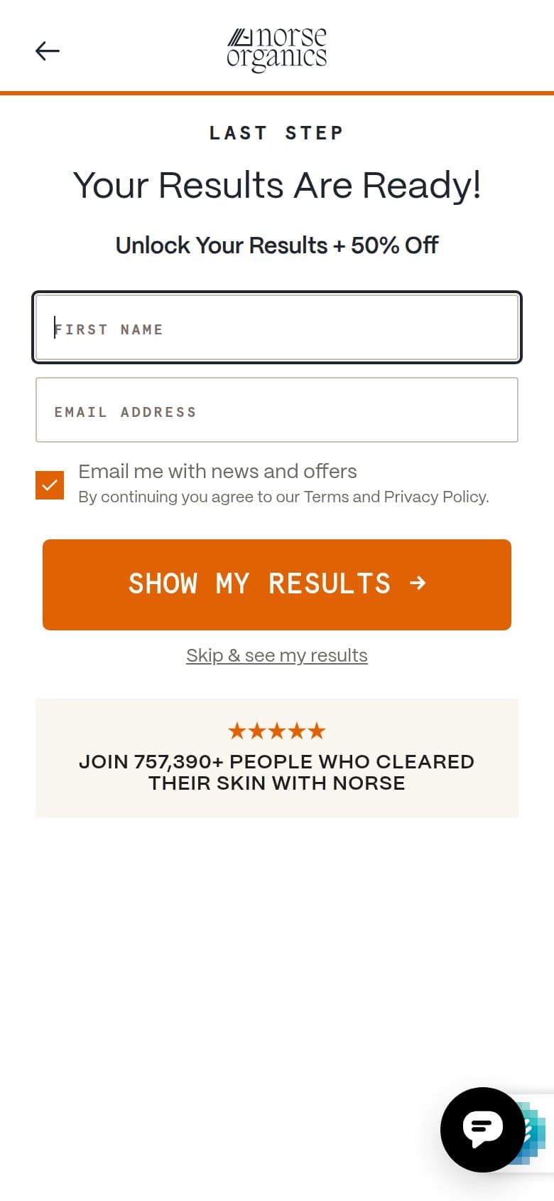 Email Gate — Your Results Are Ready!