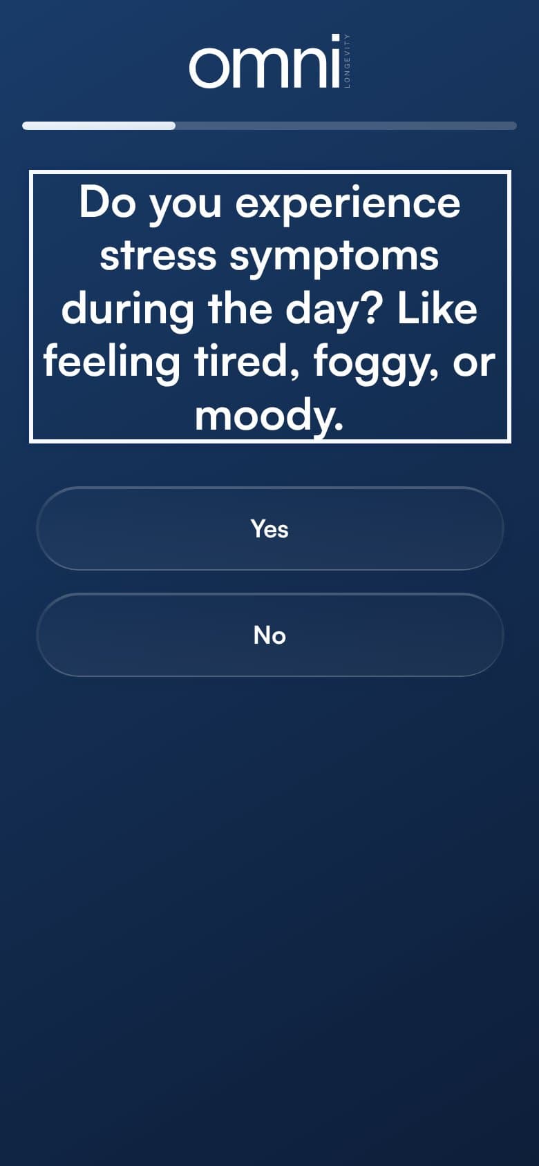 Q4 — Daily Stress Symptoms (Yes or No)