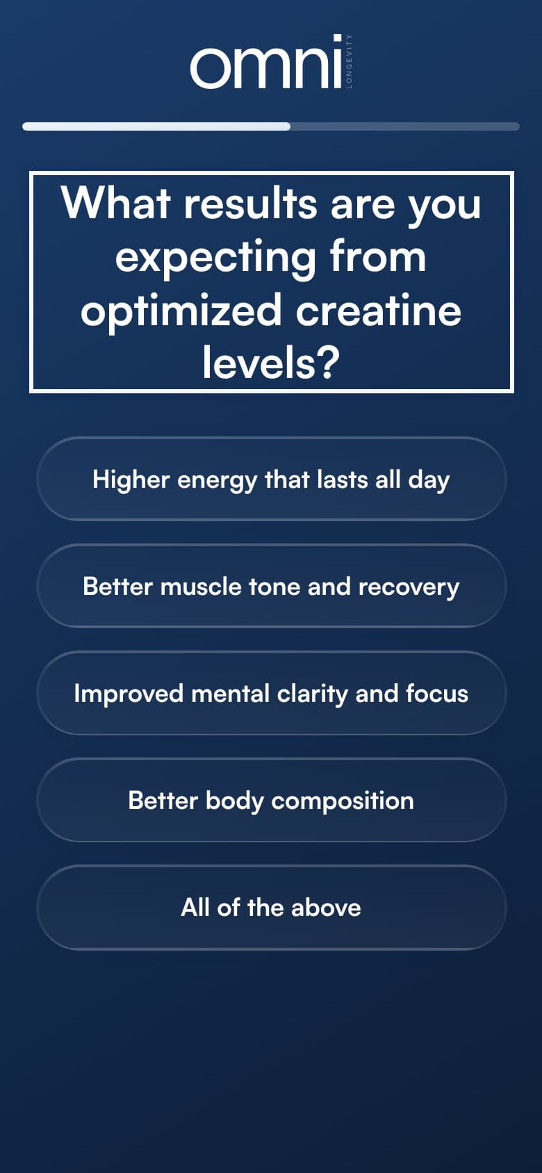 Q7 — Expected Results From Optimized Creatine