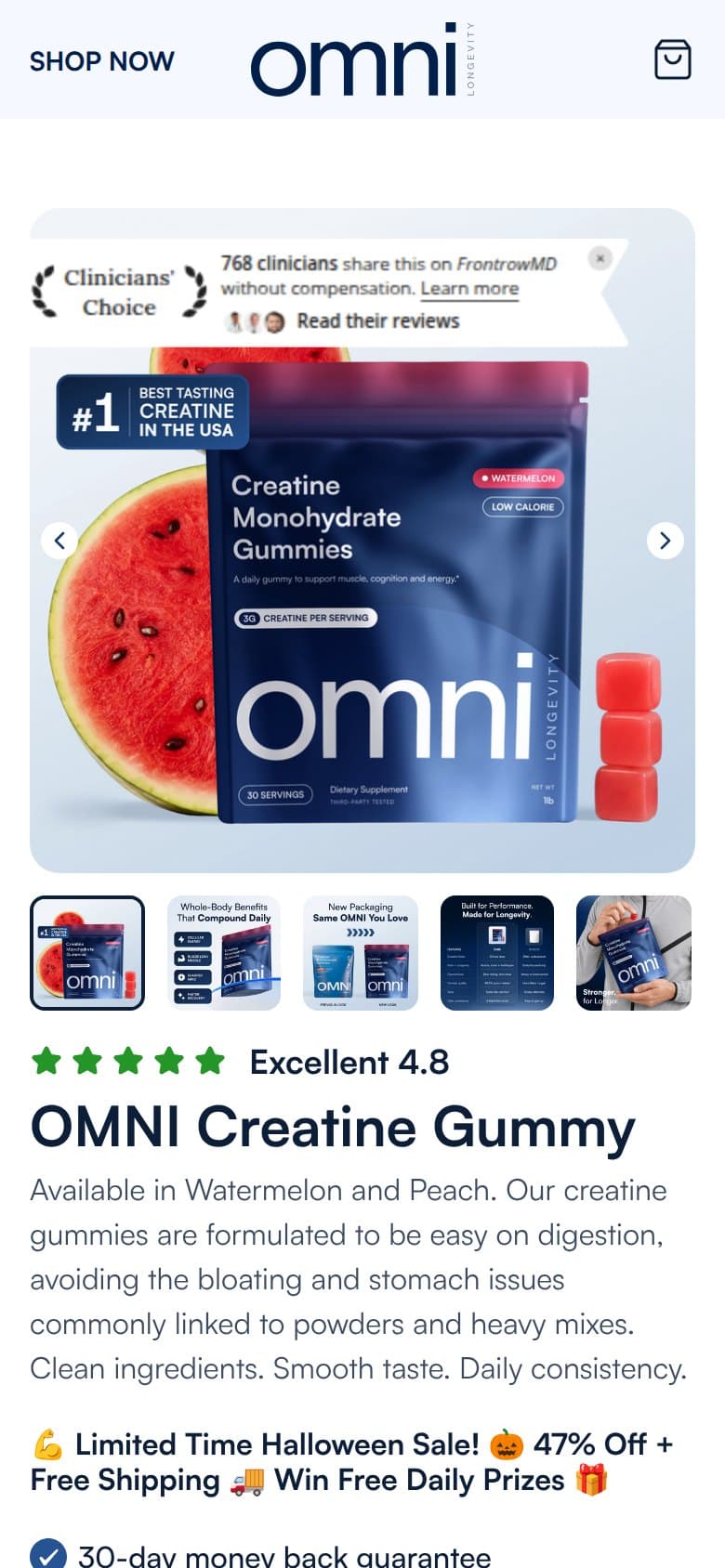 Product Page — Halloween Sale + 1x Pack