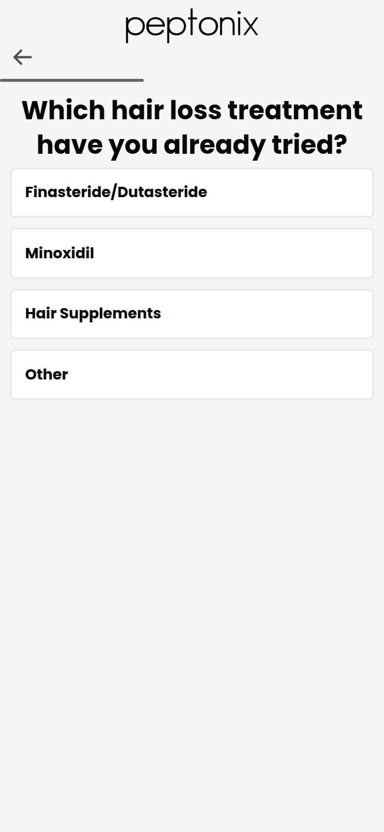 Q5 — Which Treatment Have You Already Tried?