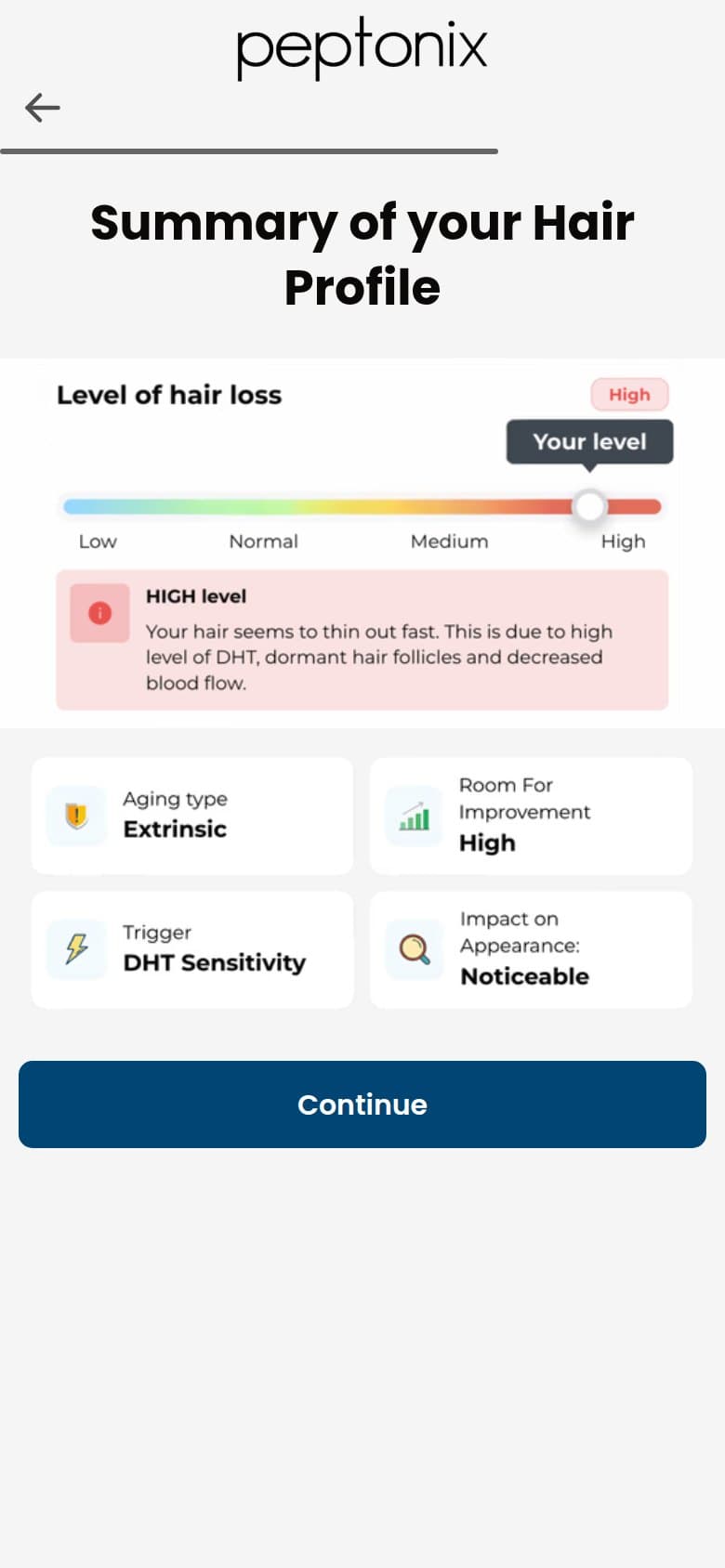 Results — Summary of Your Hair Profile