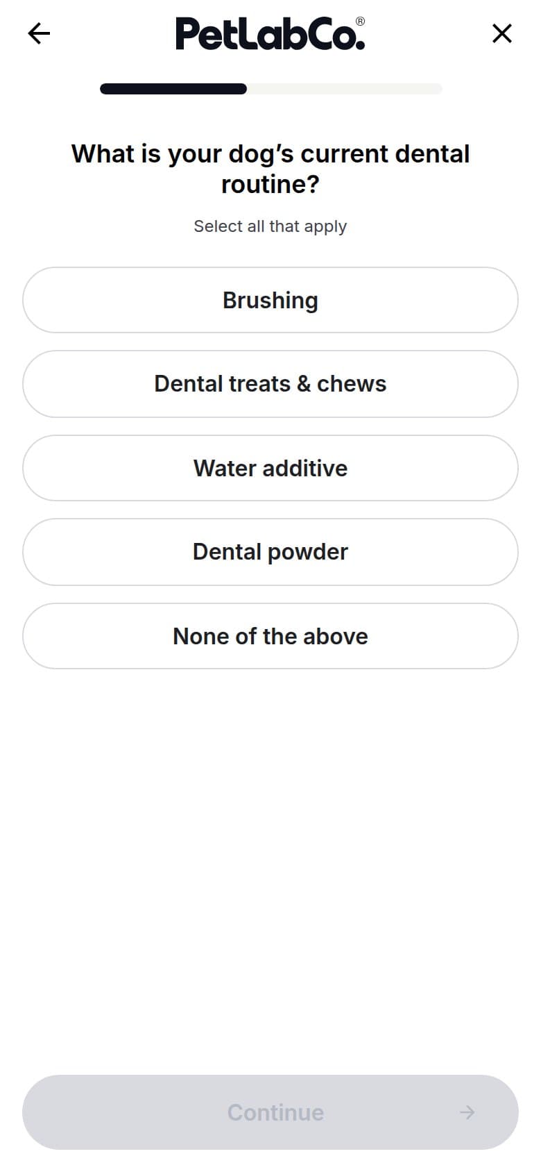 Q2 — What Is Your Dog's Current Dental Routine?