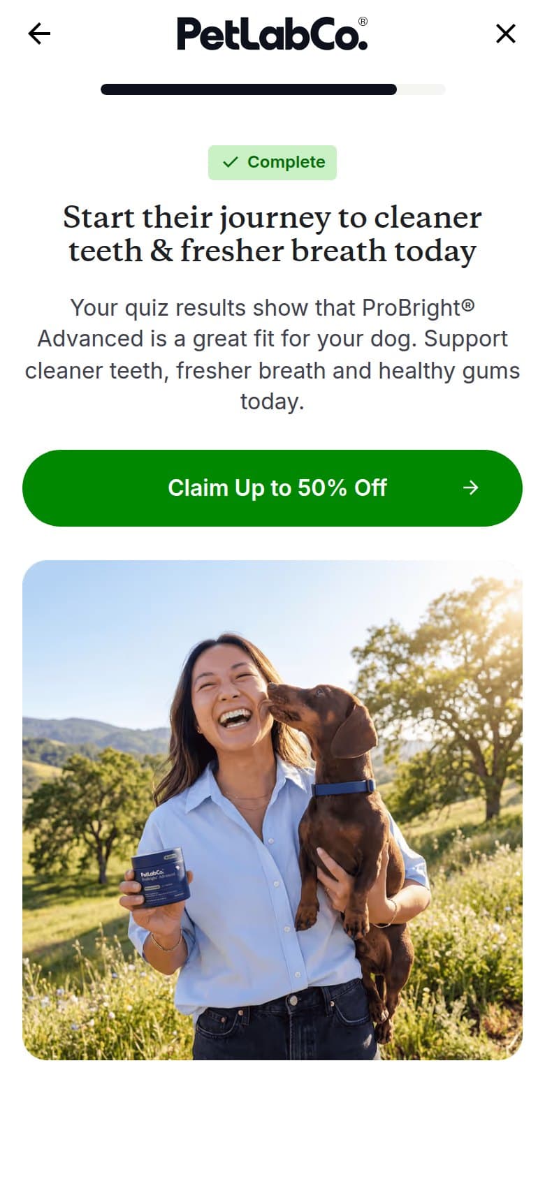 Results — Complete: A Great Fit for Your Dog