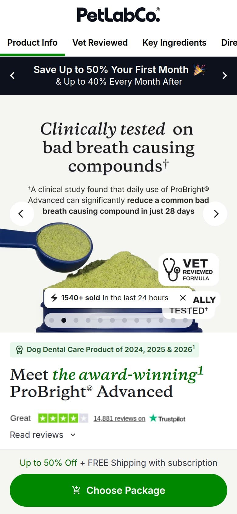 Carousel — Clinically Tested on Bad Breath