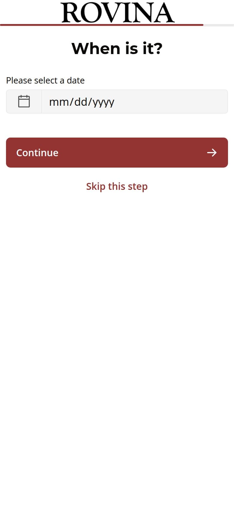Q15 — Appointment Date Picker