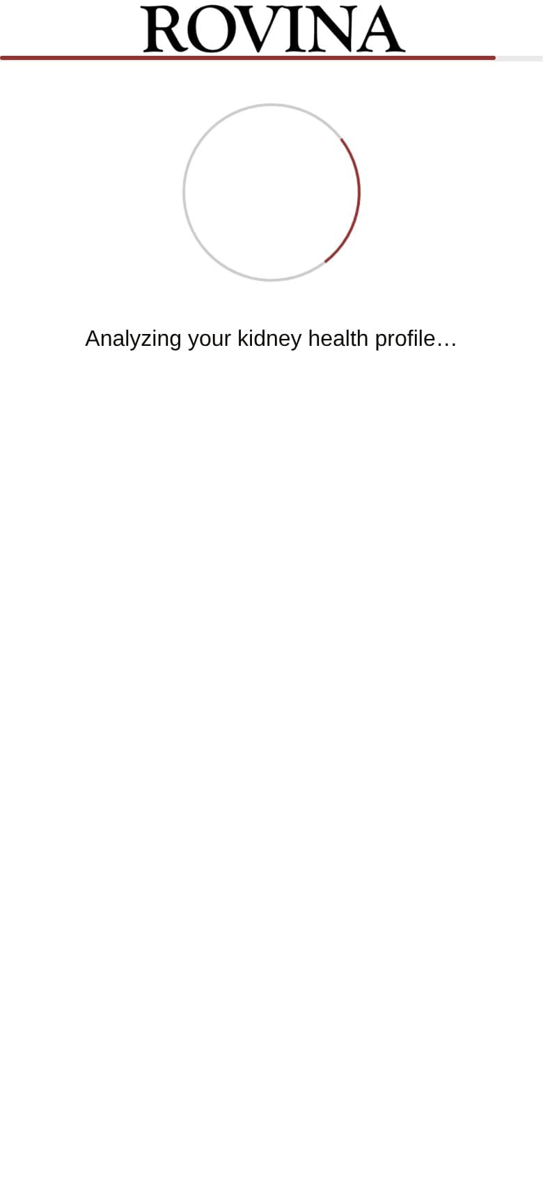 Loader — Analyzing Your Kidney Health Profile