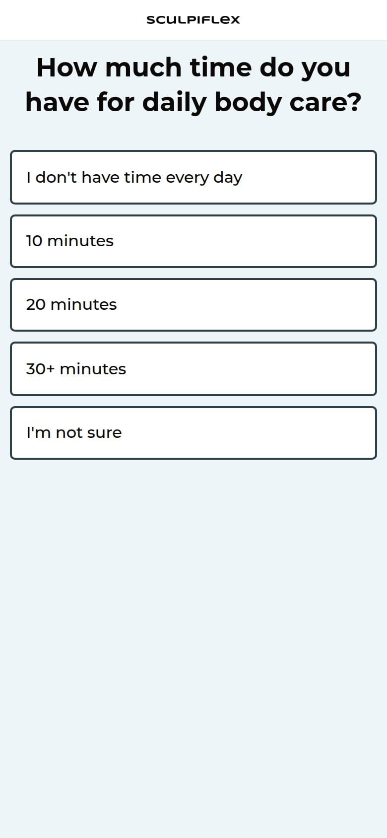 Q10 — Daily Body-Care Time