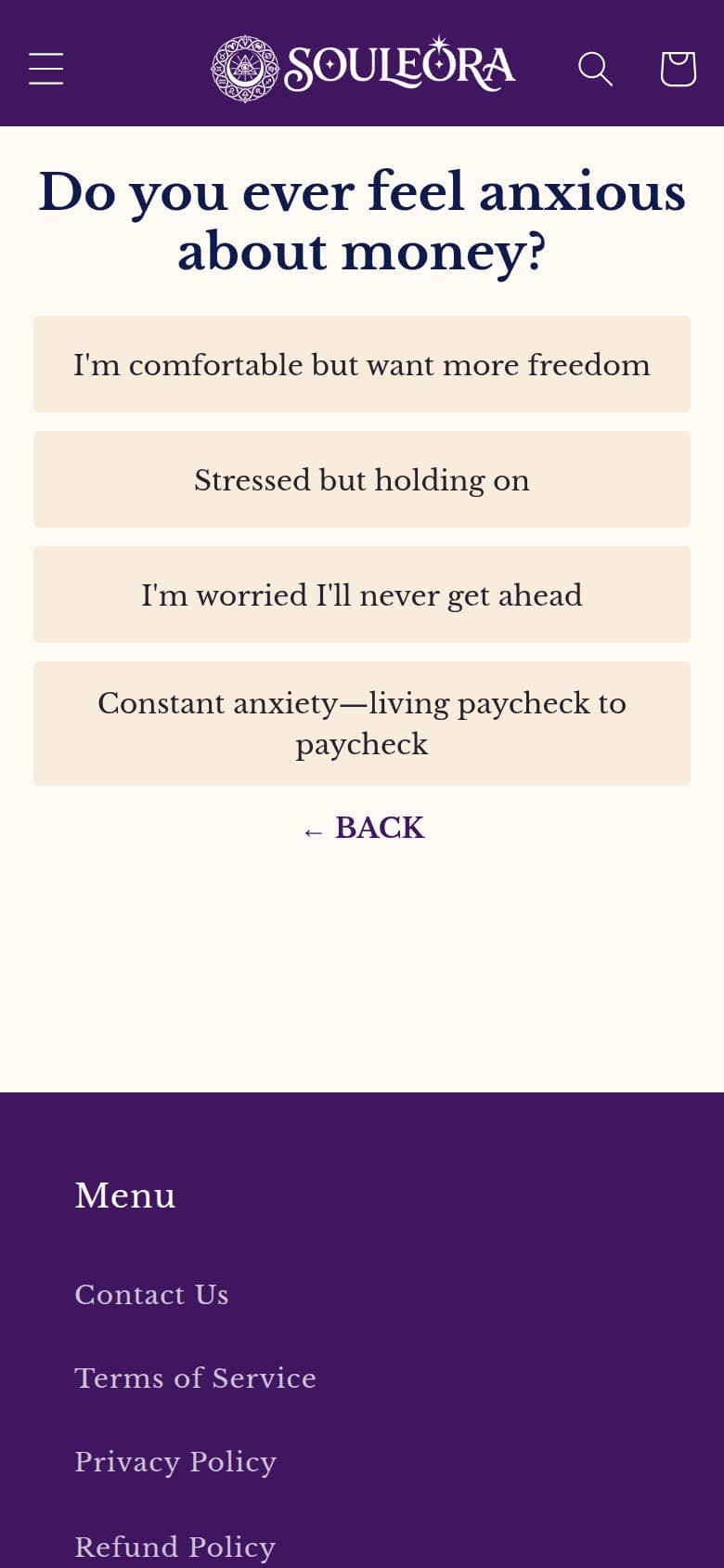 Q3 — Do You Ever Feel Anxious About Money?